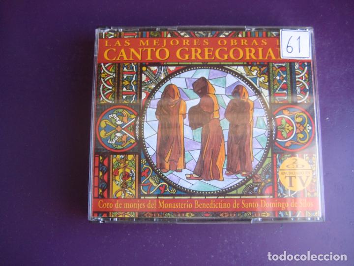 CD de M&uacute;sica: Las Mejores Obras Del Canto Gregoriano - Coro De Monjes De Santo Domingo De Silos - DOBLE CD EMI