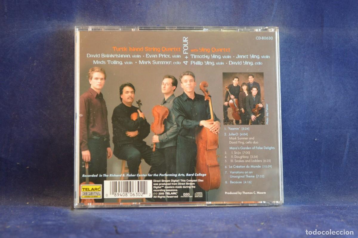 CDs de m&uacute;sica: TURTLE ISLAND STRING QUARTET WITH YING QUARTET &ndash; 4 + FOUR - CD - Foto 2