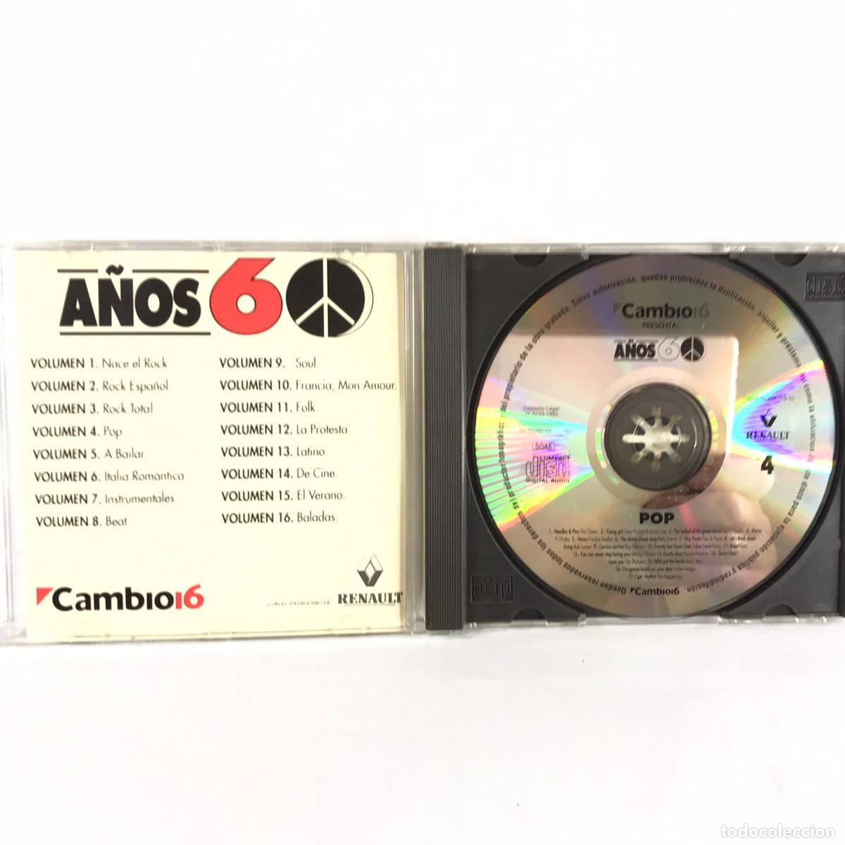 CDs de m&uacute;sica: Various - A&ntilde;os 60 ● Pop ● CD, Compilation - Foto 2