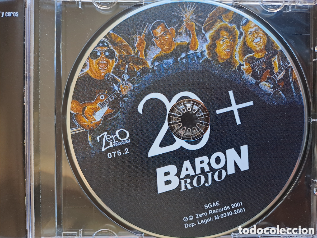 CDs de m&uacute;sica: **Baron Rojo* &ndash; 20 +. CDM.1 - Foto 3