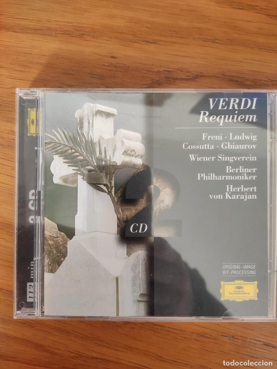 CDs de m&uacute;sica: Verdi Requiem 2 CDs Karajan - Foto 1
