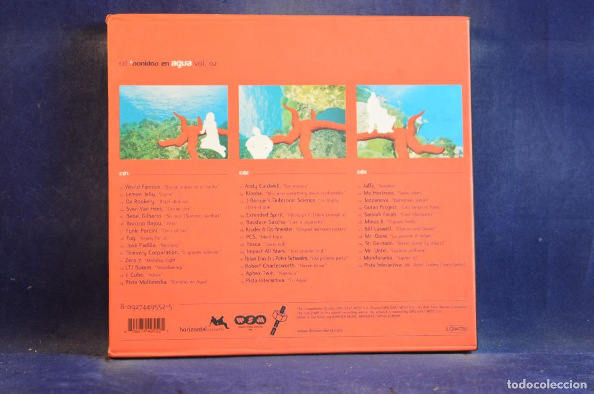 CDs de m&uacute;sica: VARIOUS &ndash; SONIDOS EN AGUA VOL. 2 - 3 CD - Foto 2