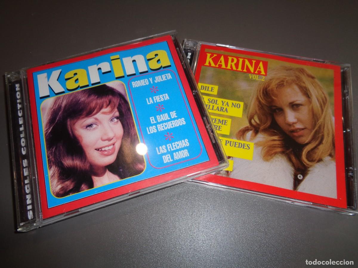 CDs de m&uacute;sica: KARINA / SINGLES COLLECTION / VOL.1 & 2 / 2 CD - Foto 1