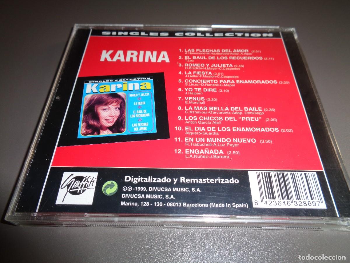 CDs de m&uacute;sica: KARINA / SINGLES COLLECTION / VOL.1 & 2 / 2 CD - Foto 3