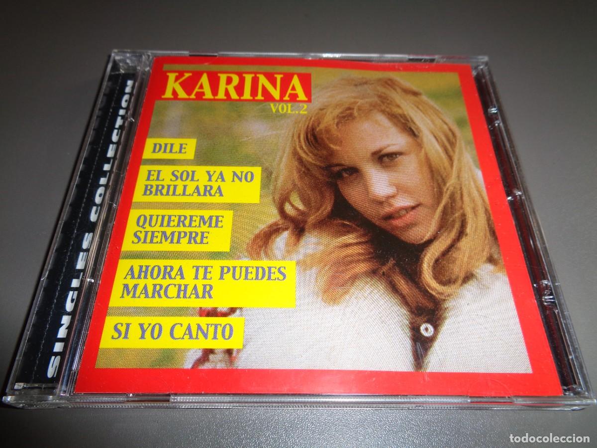 CDs de m&uacute;sica: KARINA / SINGLES COLLECTION / VOL.1 & 2 / 2 CD - Foto 4