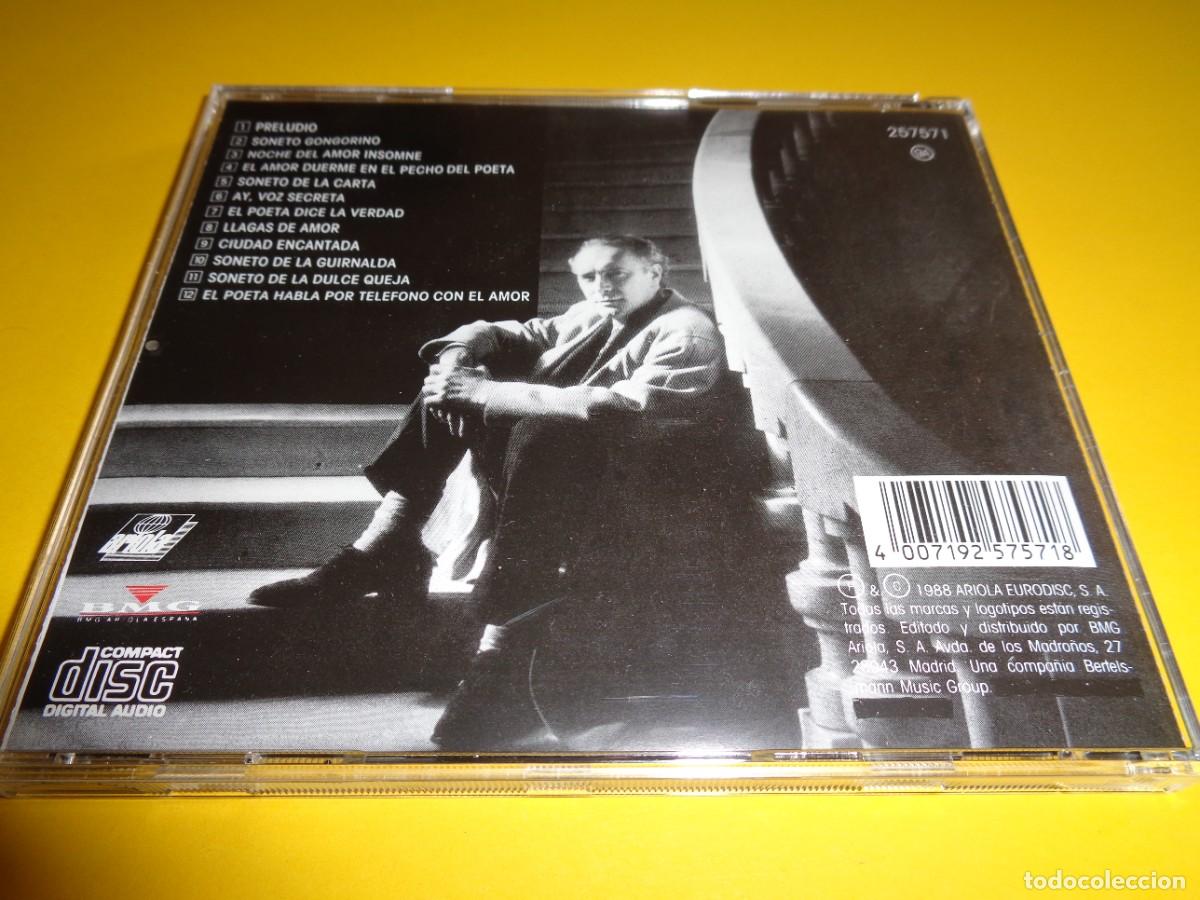 CDs de m&uacute;sica: AMANCIO PRADA / SONETOS DEL AMOR OSCURO / CD - Foto 2
