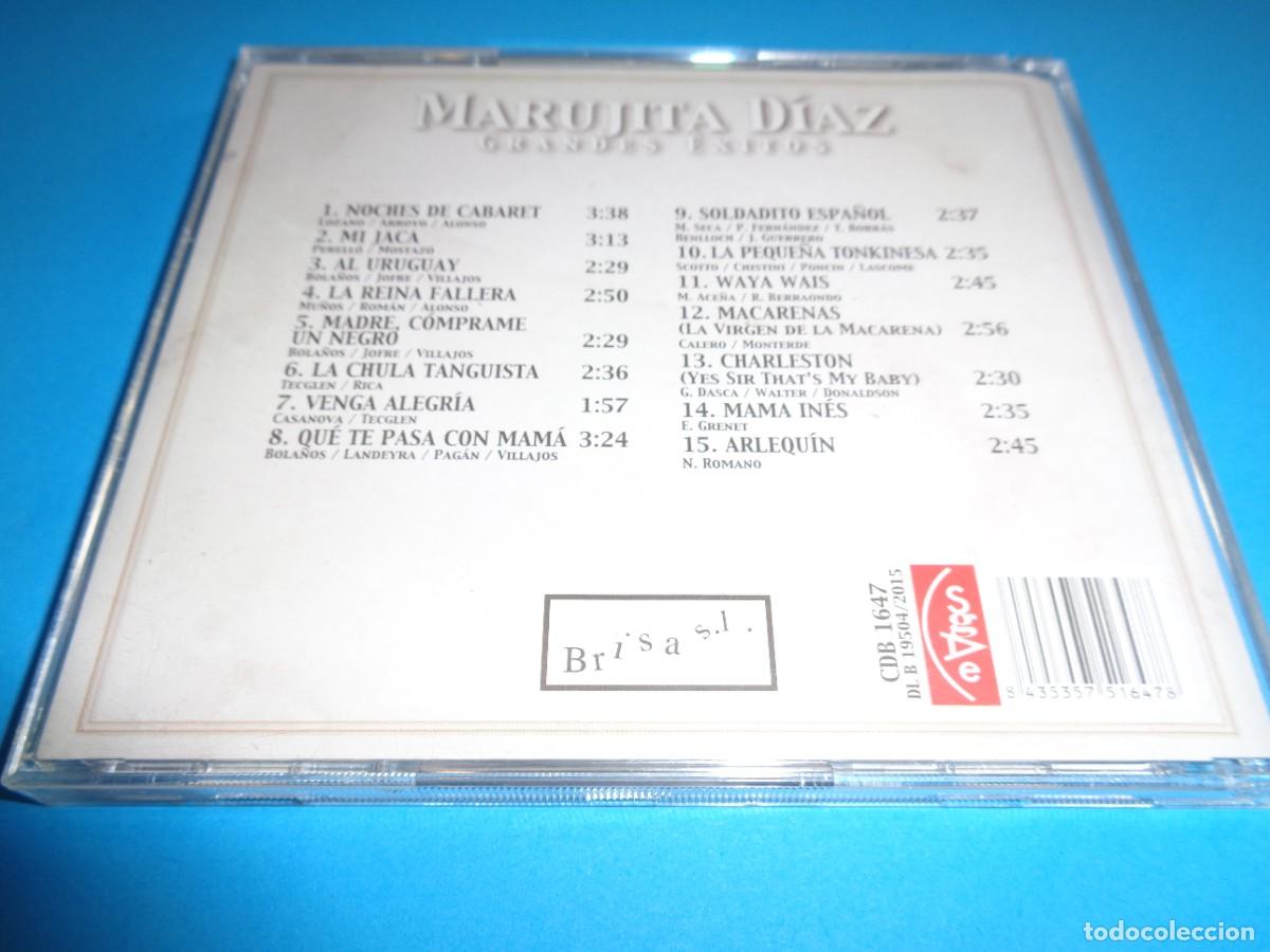 CDs de m&uacute;sica: MARUJITA D&Iacute;AZ / GRANDES &Eacute;XITOS / CD - Foto 2