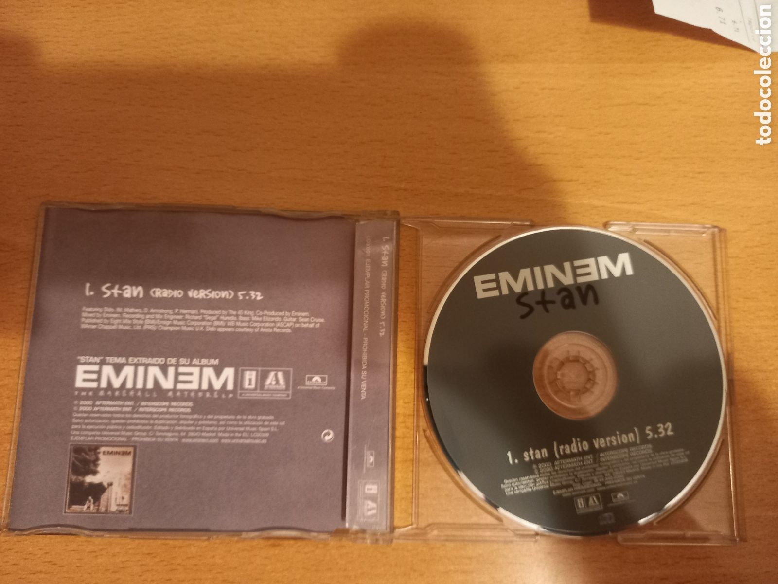 CDs de m&uacute;sica: Eminem cdsingle promocional stan - Foto 2