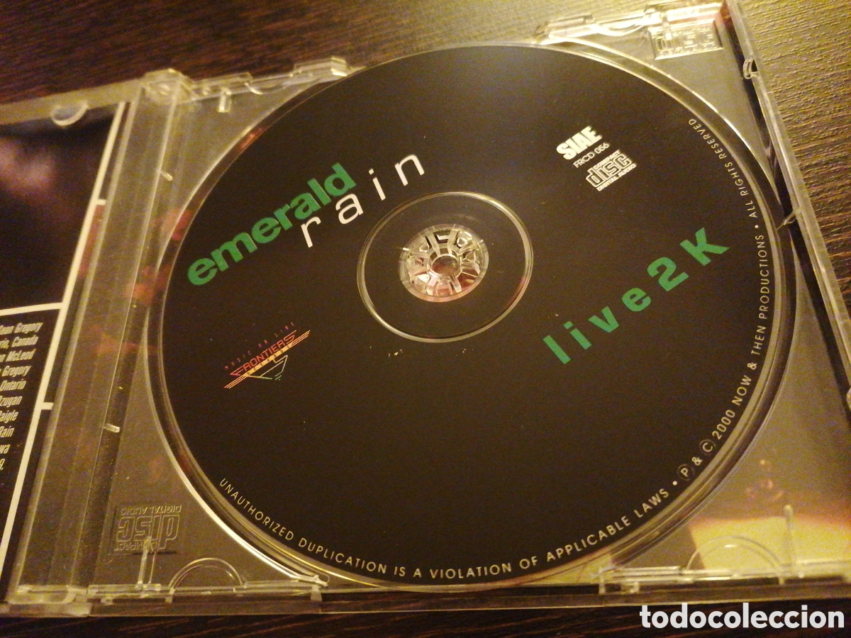 CDs de m&uacute;sica: Emerald Rain - Live 2K CD - Foto 3