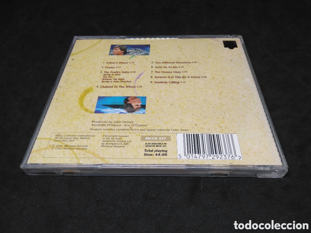CDs de m&uacute;sica: JOHN DENVER - DIFFERENT DIRECTIONS - 1991 - CD - DISCO VERIFICADO - Foto 2