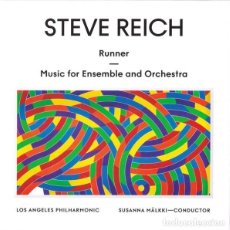 CDs de Música: STEVE REICH, LOS ANGELES PHILHARMONIC, SUSANNA MÄLKKI – RUNNER / MUSIC FOR ENSEMBLE AND ORCHESTRA. Lote 391022529