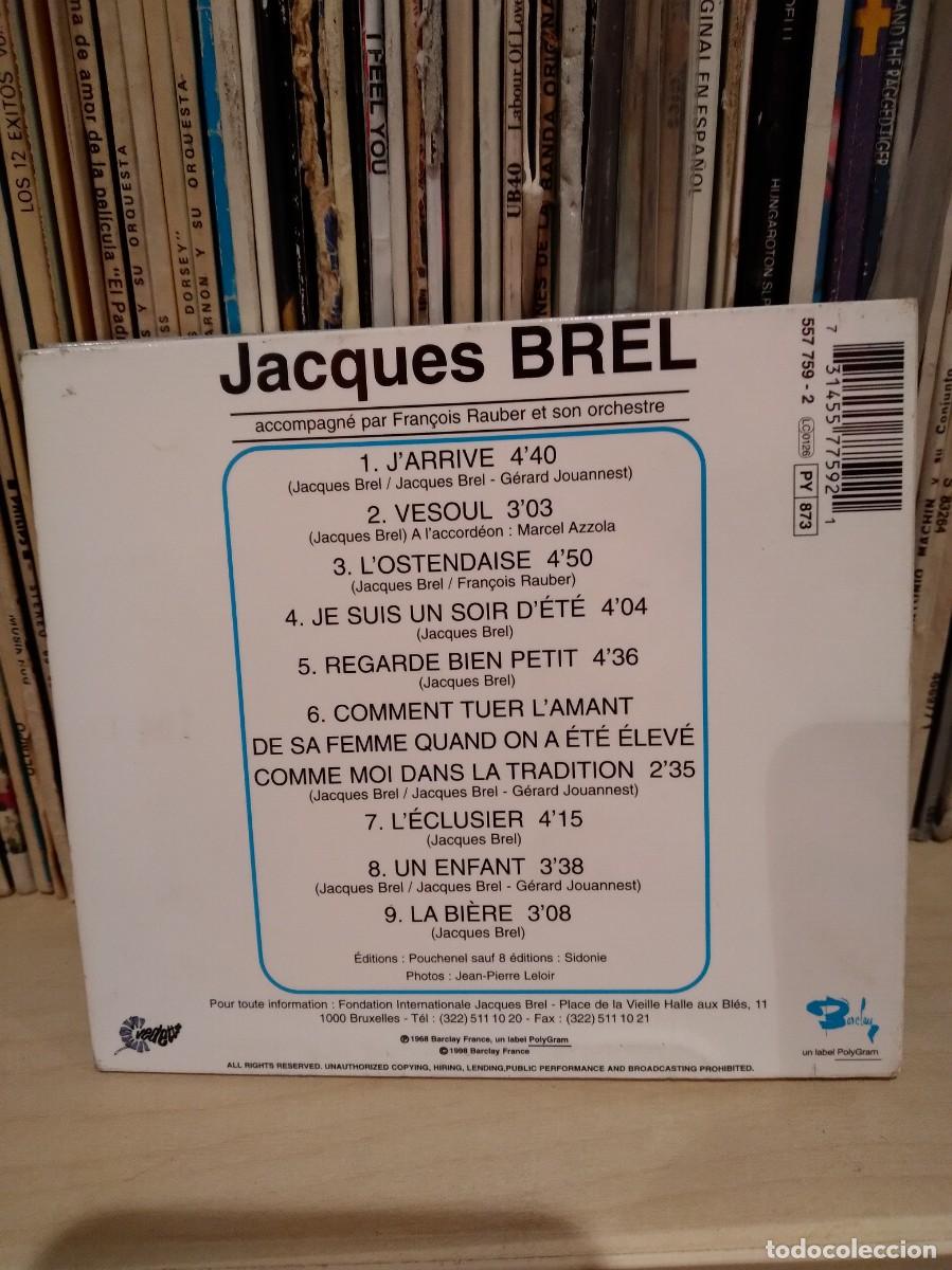 CDs de m&uacute;sica: JACQUEL BREL-JAQUEL BREL-CD- - Foto 2