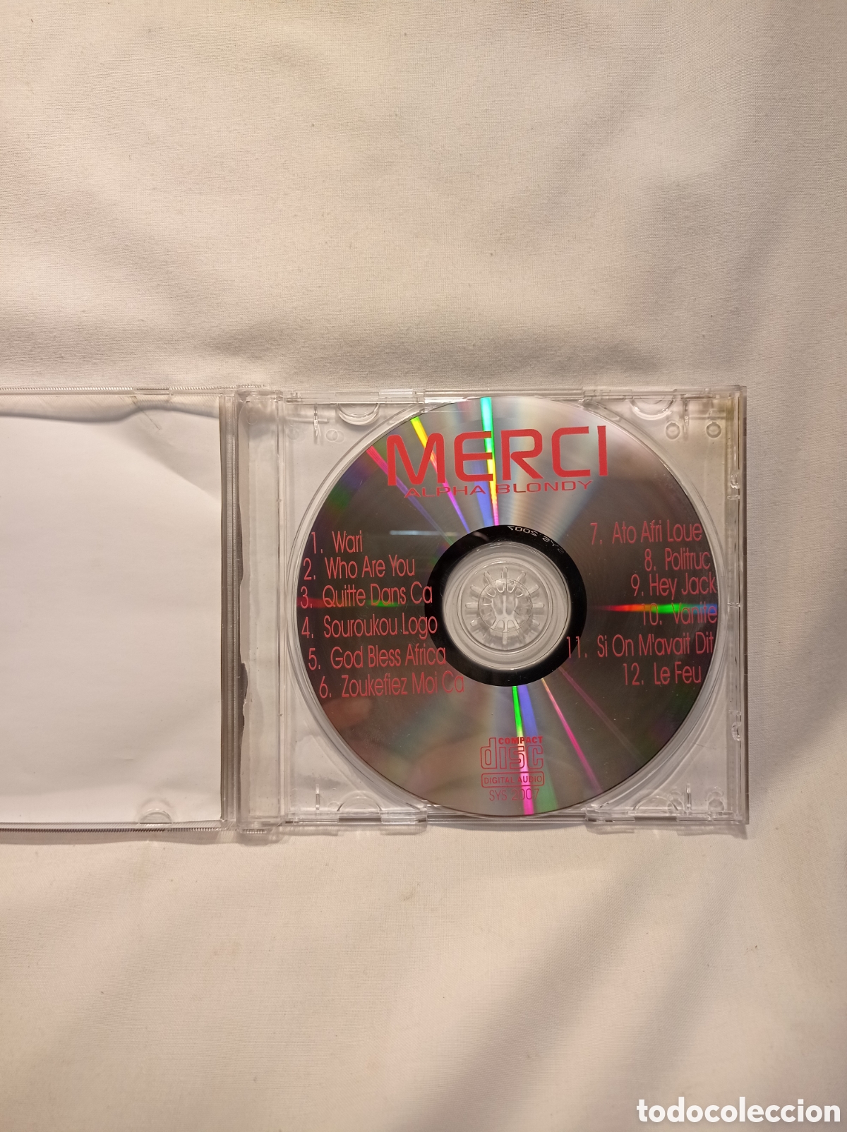 CDs de m&uacute;sica: CD ALPHA BLONDY MERCY. - Foto 3