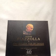CDs de Música: 2 X CD ASTOR PIAZZOLLA AND THE GOLDEN AGE OF TANGO. THE GOLD COLLECTION. MUY BUEN ESTADO. Lote 391115824