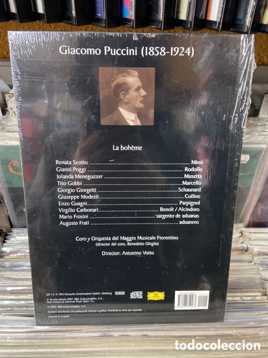 CDs de m&uacute;sica: Puccini la boheme 2 cds precintado - Foto 2