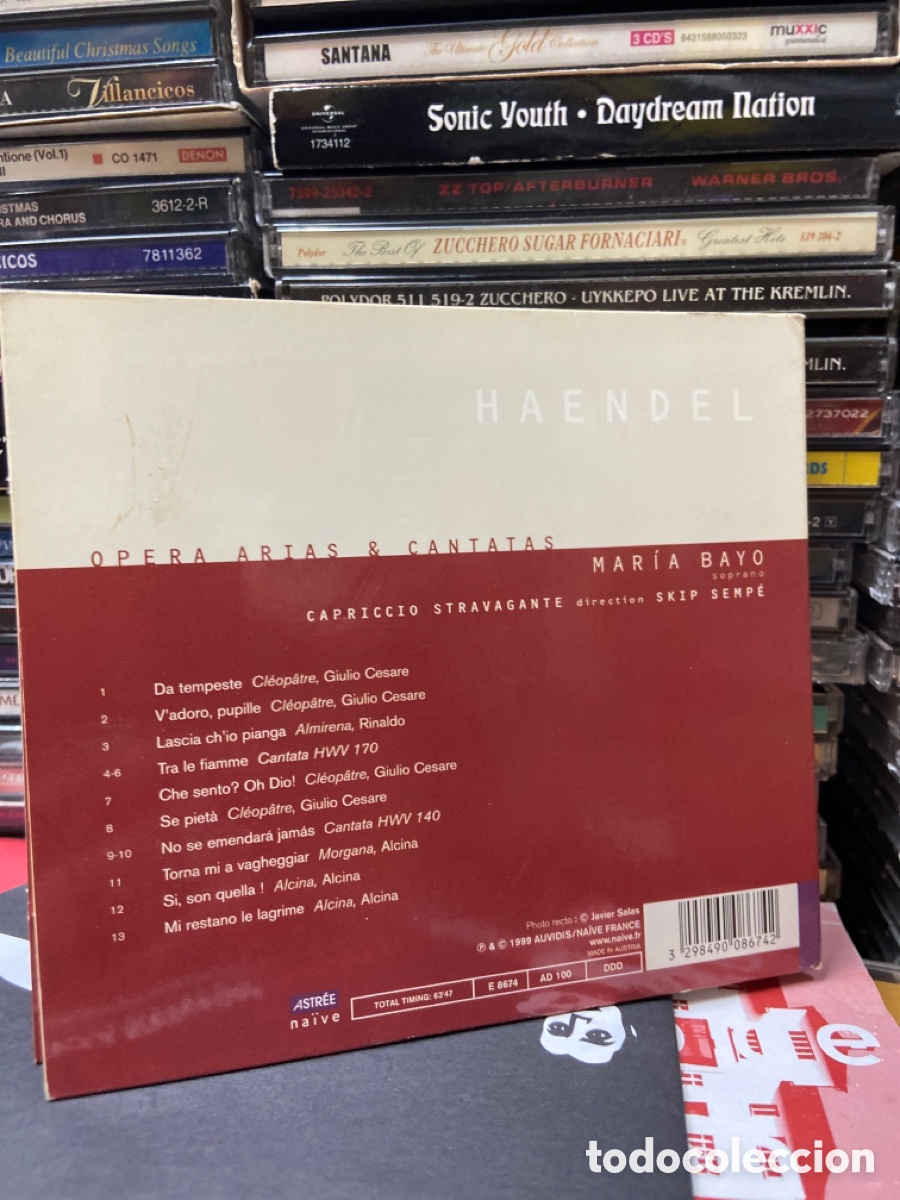 CDs de m&uacute;sica: Maria bayo haendel - Foto 2