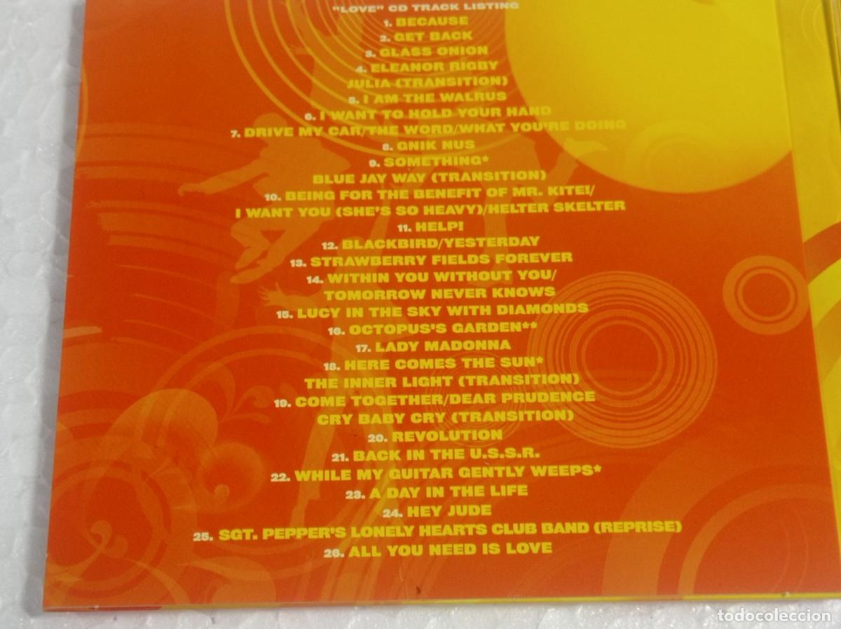 CDs de m&uacute;sica: Disco CD y DVD LOVE The Beatles - Foto 4
