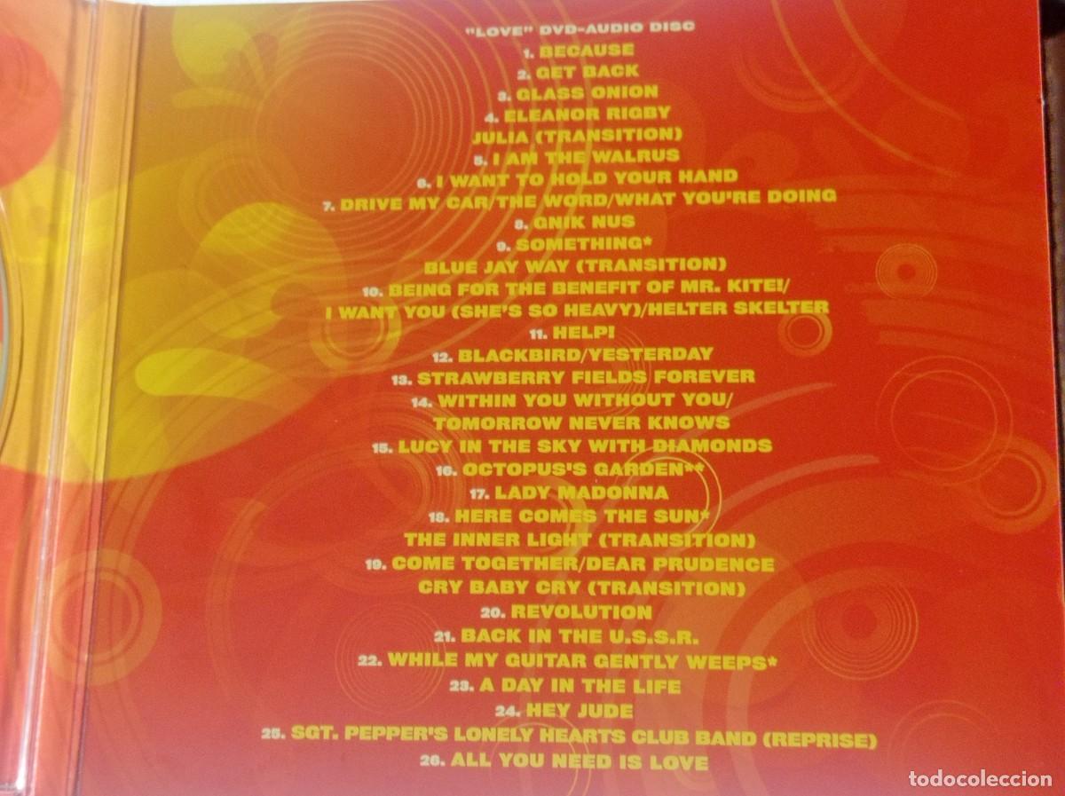 CDs de m&uacute;sica: Disco CD y DVD LOVE The Beatles - Foto 7