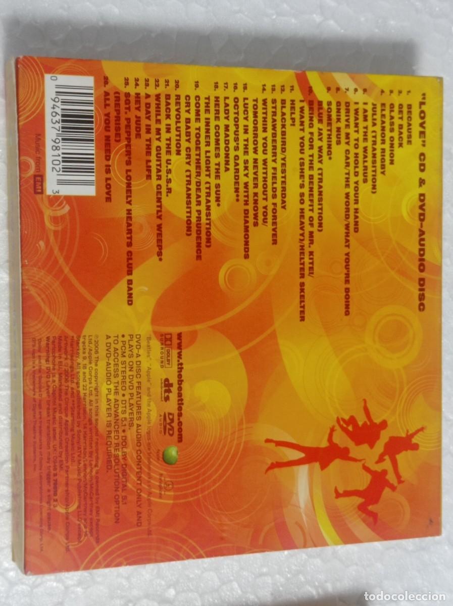 CDs de m&uacute;sica: Disco CD y DVD LOVE The Beatles - Foto 10