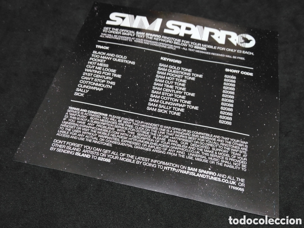 CDs de m&uacute;sica: SAM SPARRO - CD - 2008 - DISCO VERIFICADO - SAM SPARRO - Foto 8