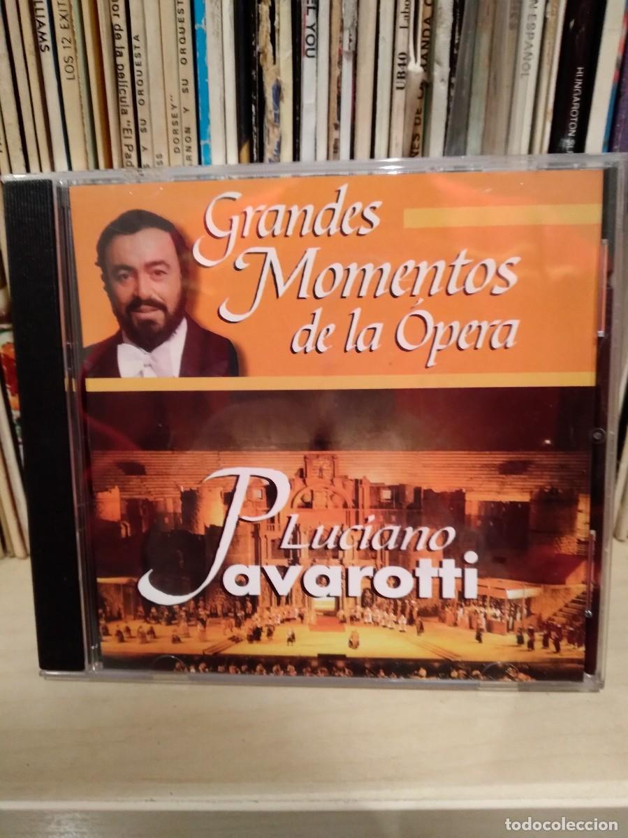 CDs de m&uacute;sica: Luciano Pavaroti-Grandes momentos de la opera-cd-