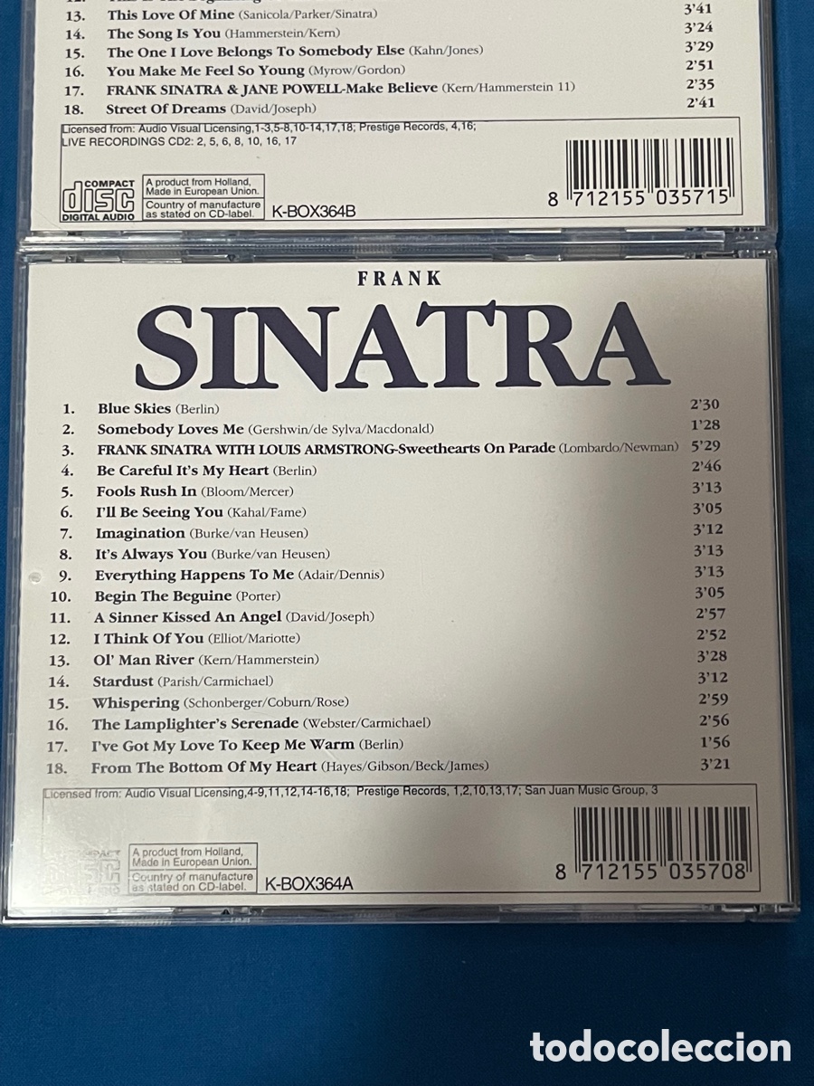 CDs de m&uacute;sica: FRANK SINATRA 3 CD BOX - Foto 8