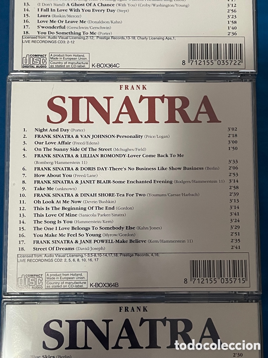 CDs de m&uacute;sica: FRANK SINATRA 3 CD BOX - Foto 9