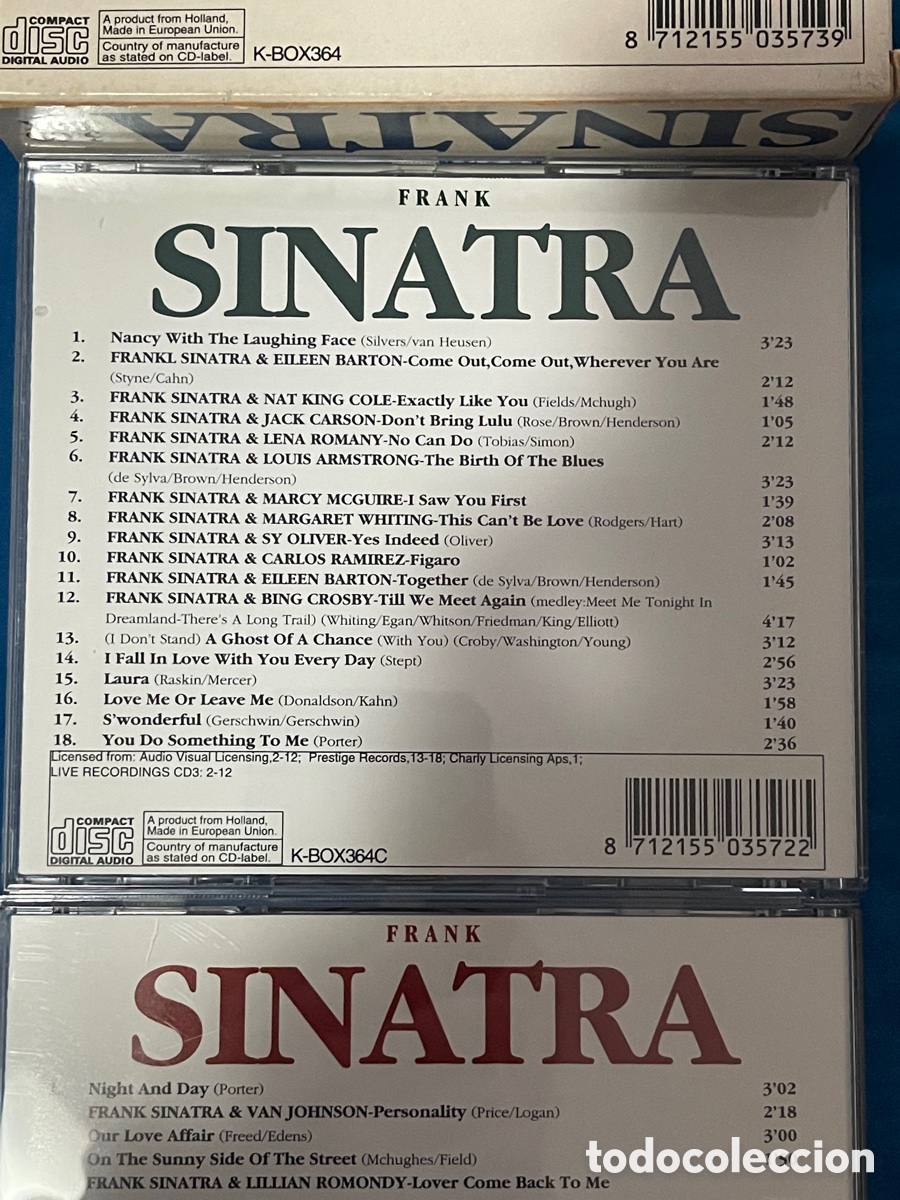 CDs de m&uacute;sica: FRANK SINATRA 3 CD BOX - Foto 10