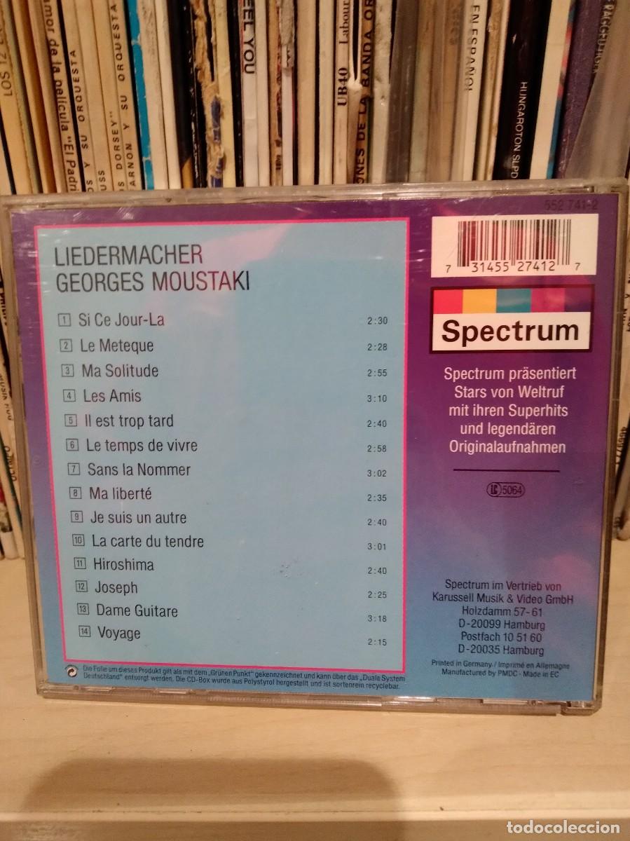 CDs de m&uacute;sica: Georges Moustaki-Liedermavher-Cd- - Foto 2
