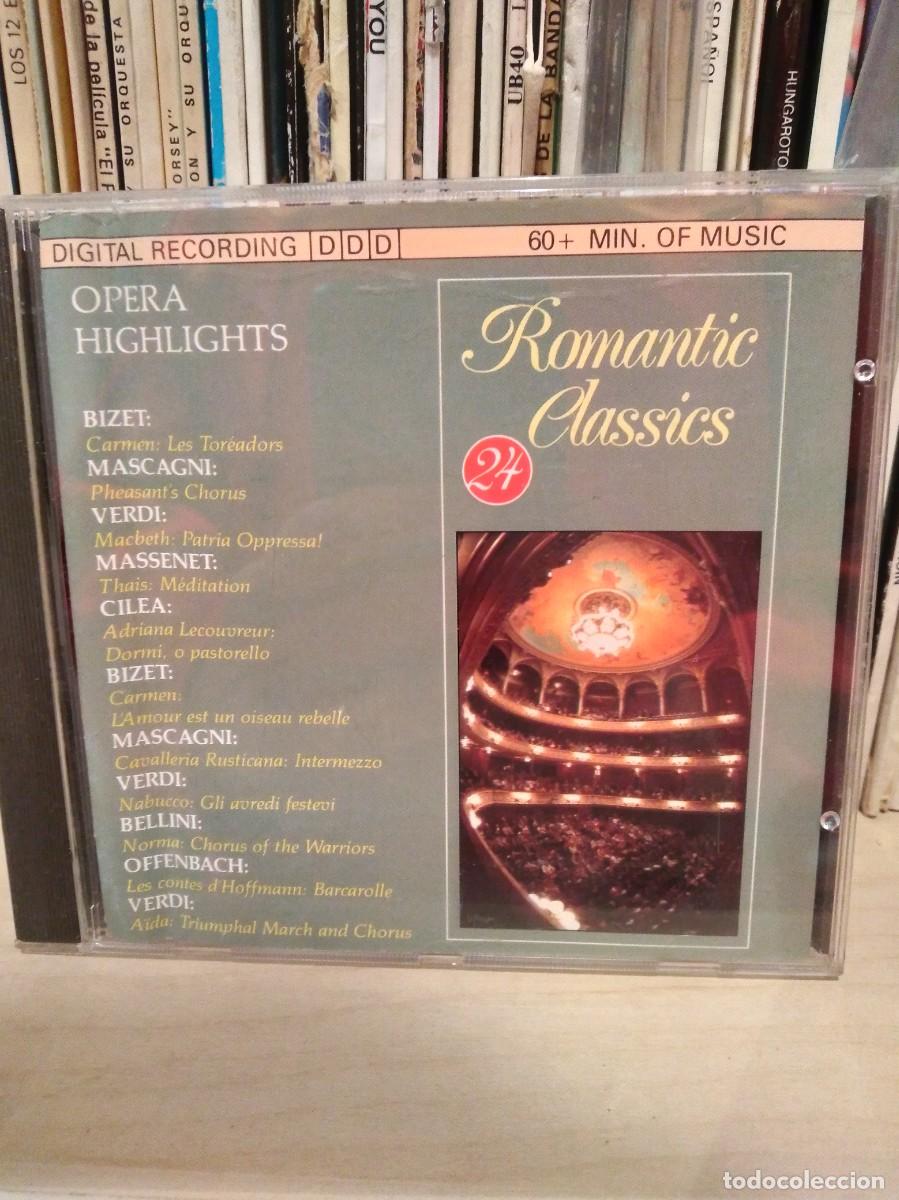 CDs de m&uacute;sica: Romantic Clasics-cd-Opera-