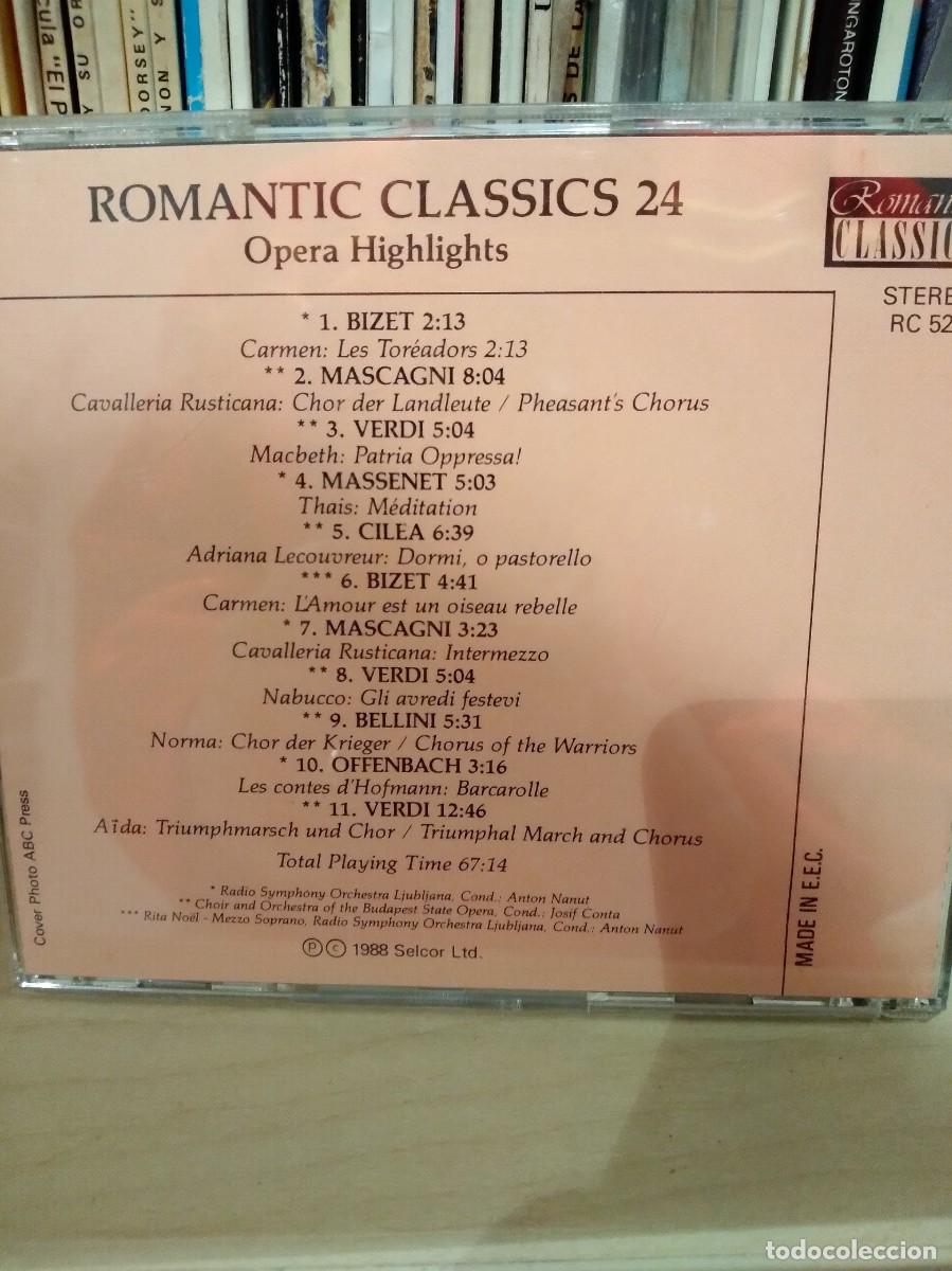 CDs de m&uacute;sica: Romantic Clasics-cd-Opera- - Foto 2