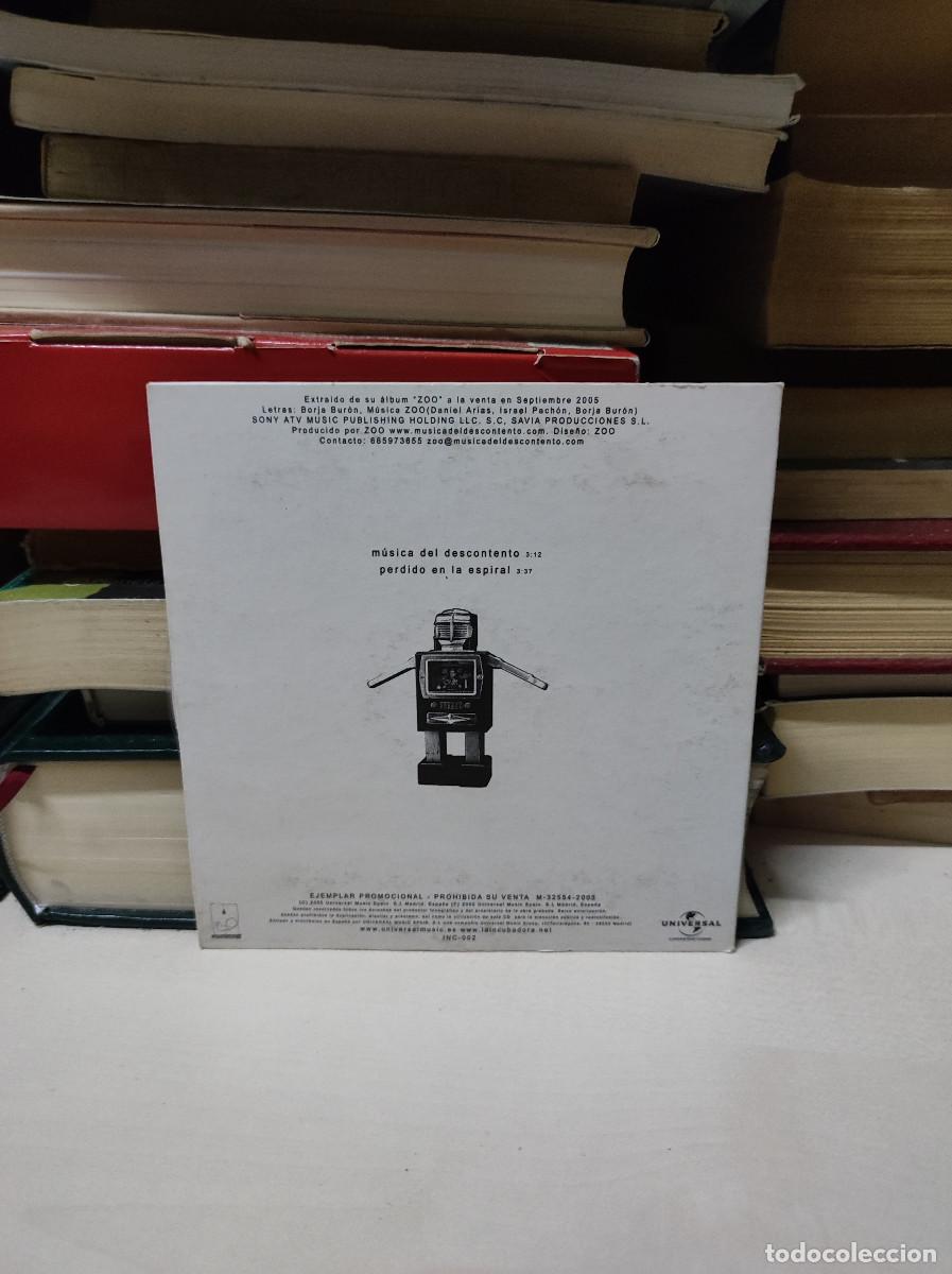 CDs de m&uacute;sica: Zoo &ndash; M&uacute;sica Del Descontento - Foto 2