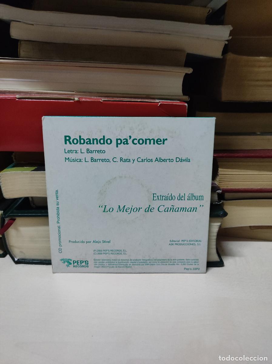 CDs de m&uacute;sica: Ca&ntilde;aman &ndash; Robando Pa Comer - Foto 2