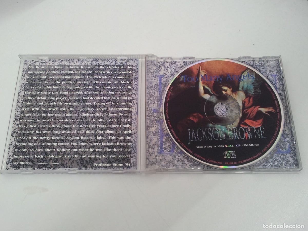 CDs de m&uacute;sica: CD JACKSON BROWNE - TOO MANY ANGELS - 1994 - Foto 2