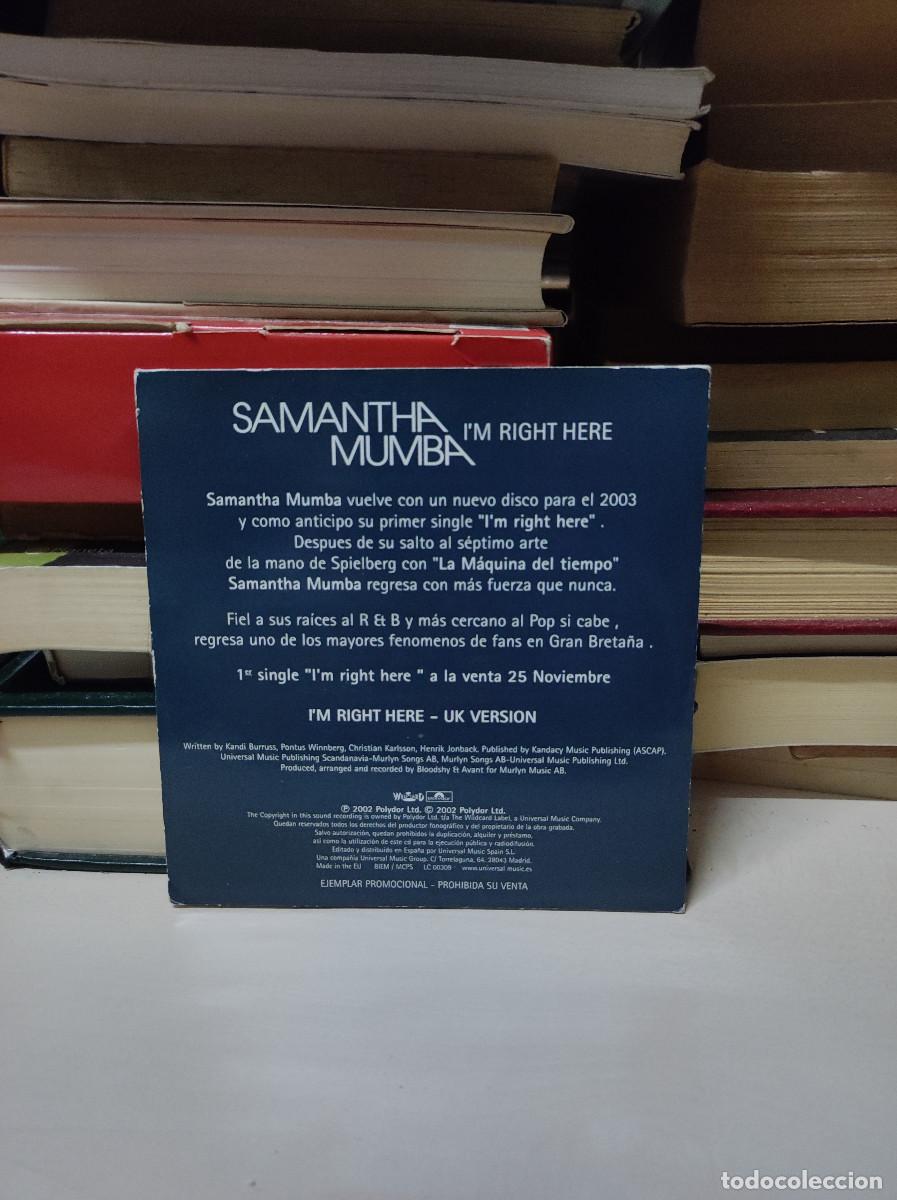 CDs de m&uacute;sica: Samantha Mumba &ndash; Im Right Here - Foto 2