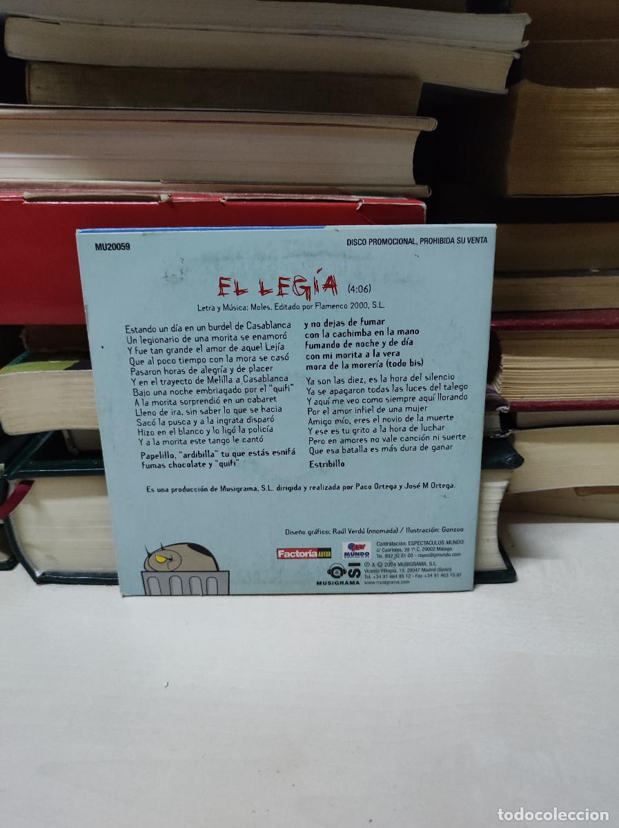 CDs de m&uacute;sica: MOLES EL LEG&Iacute;A - Foto 2