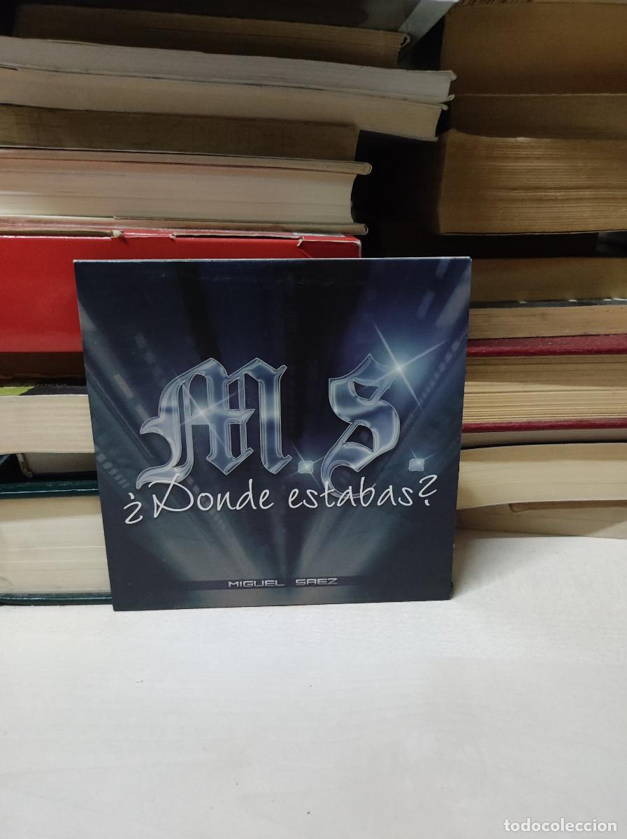 CDs de m&uacute;sica: DONDE ESTABAS MIGUEL SAEZ - Foto 1