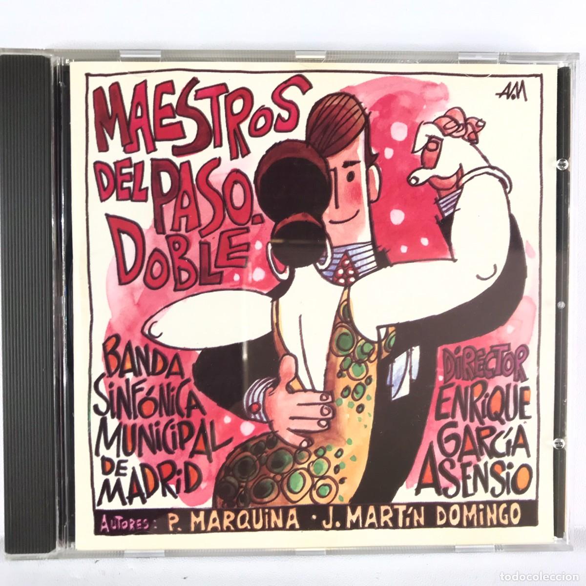 Musik-CDs: Banda Sinf&oacute;nica Municipal de Madrid / Garc&iacute;a Asensio ● Maestros del Pasodoble ● CD Album