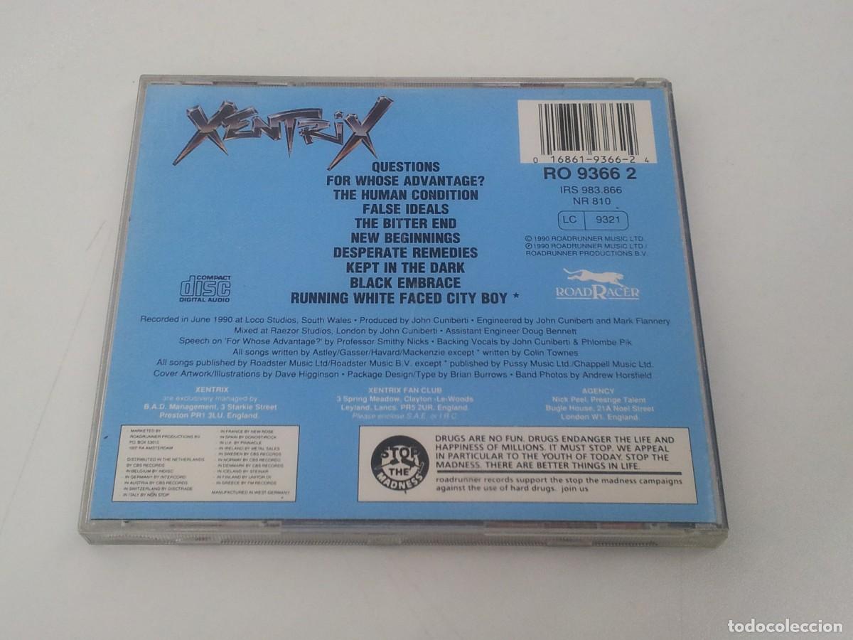 CDs de m&uacute;sica: CD XENTRIX - FOR WHOSE ADVANTAGE? - Foto 3