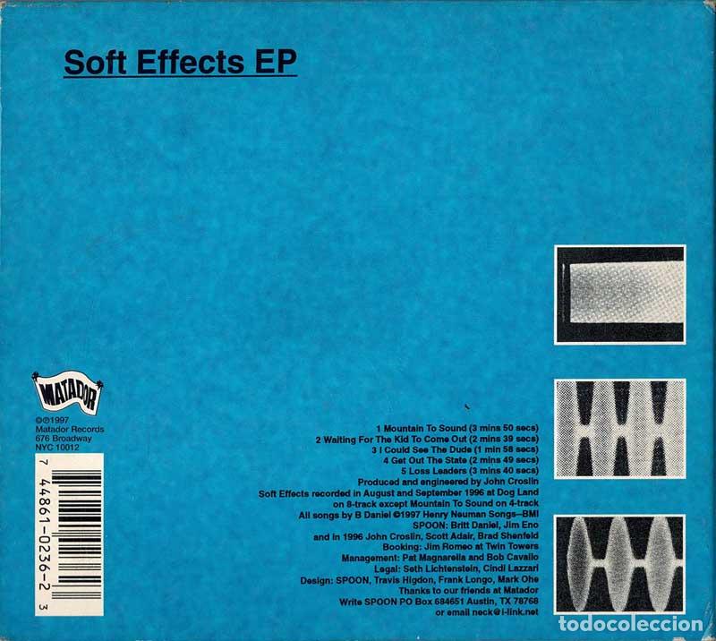 CDs de m&uacute;sica: Spoon - Soft Effects EP. CD EP - Foto 2