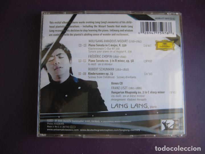 CDs de m&uacute;sica: Lang Lang &ndash; Memory - DOBLE CD DEUTSCHE, SIN USO - Foto 3
