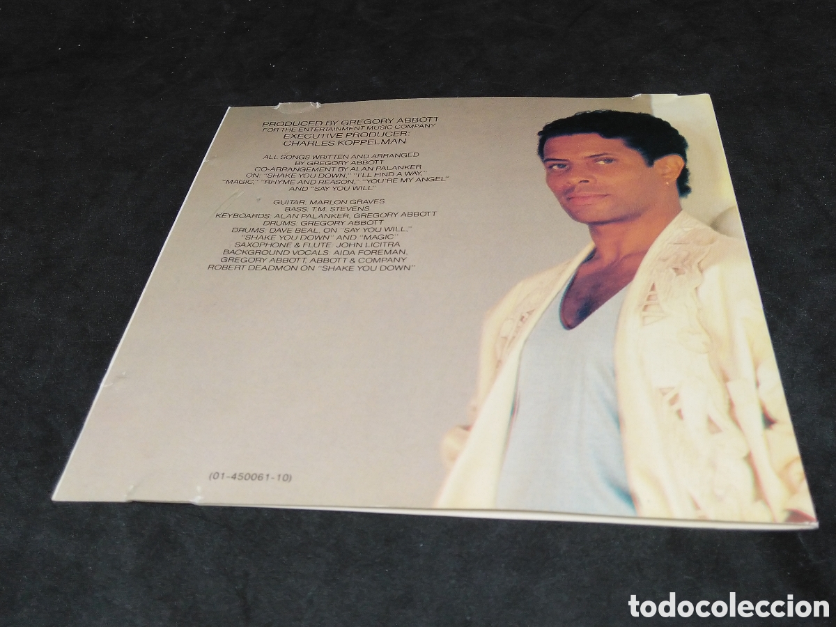 CDs de m&uacute;sica: GREGORY ABBOTT - SHAKE YOU DOWN - 1986 - CD - DISCO VERIFICADO - ABBOT - Foto 4