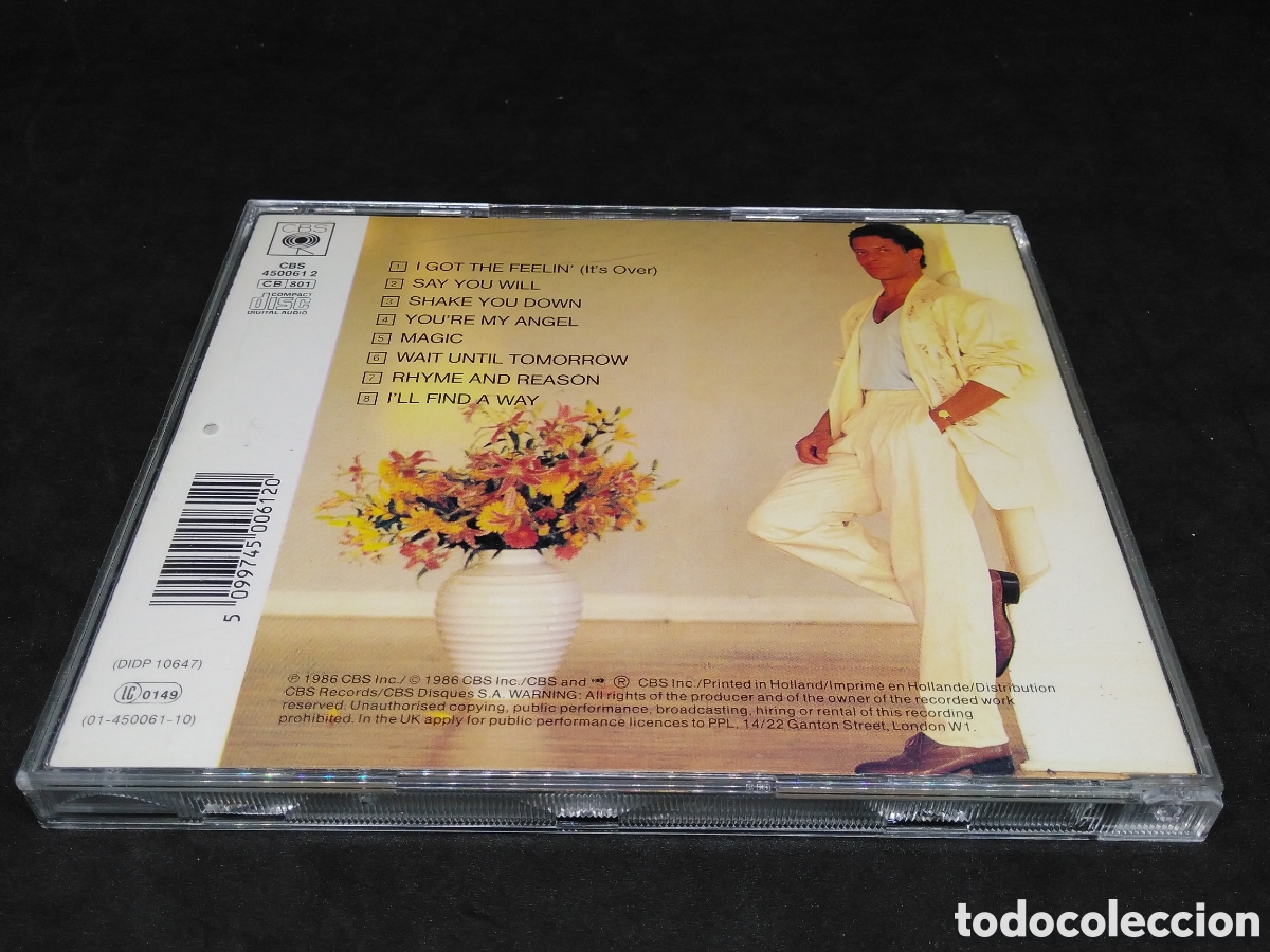 CDs de m&uacute;sica: GREGORY ABBOTT - SHAKE YOU DOWN - 1986 - CD - DISCO VERIFICADO - ABBOT - Foto 2