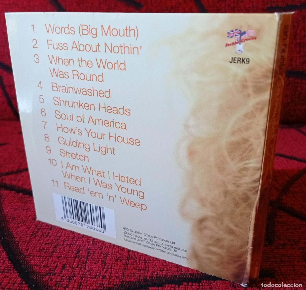 CDs de m&uacute;sica: IAN HUNTER ** Shrunken Heads ** CD ORIGINAL 2007 UK - Foto 2