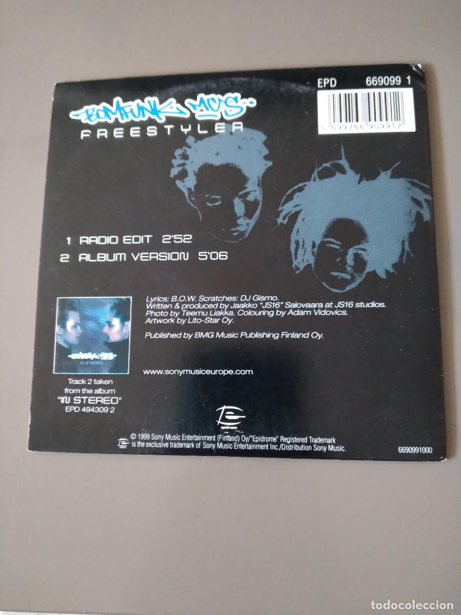 CDs de m&uacute;sica: Bomfunk Mcs...-Freestyler-Cd Single- - Foto 2