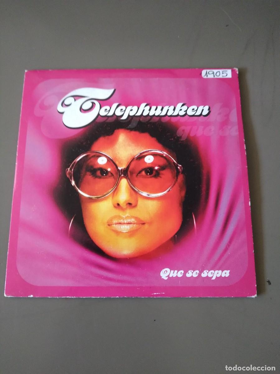 CDs de m&uacute;sica: Telephunken-Que se sepa-Cd Single- - Foto 1