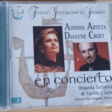 CDs de Música: AINHOA ARTETA · DWAYNE CROFT EN CONCIERTO (CD RTVE 2000) FESTIVAL INTERNACIONAL DE SANTANDES
