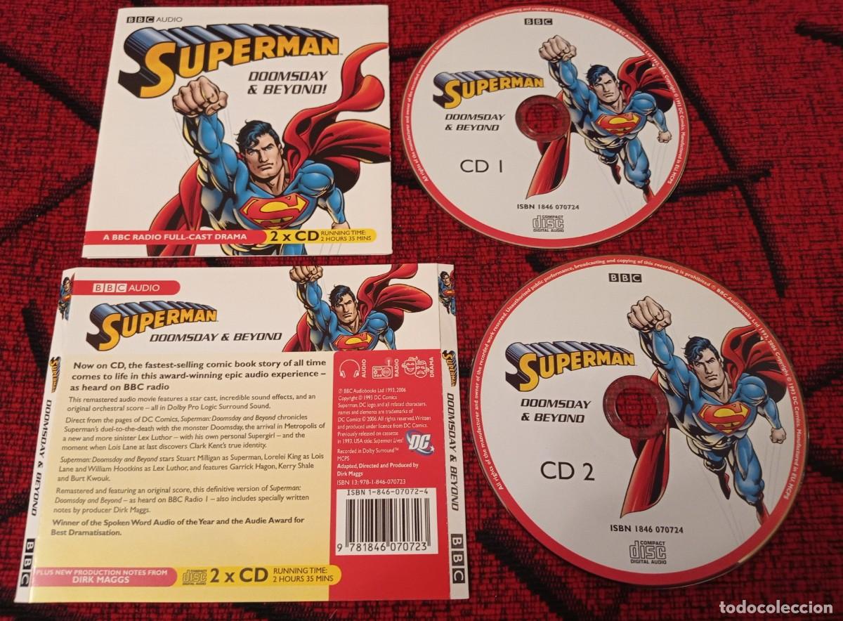 CDs de m&uacute;sica: DIRK MAGGS ** Superman Doomsday & Beyond! ** UK BBC AUDIO 2-CD - Foto 1