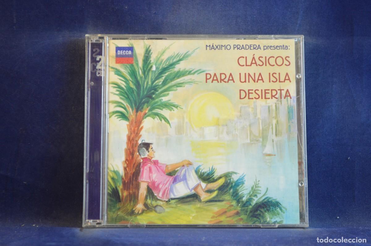CDs de m&uacute;sica: MAXIMO PRADERA &ndash; MAXIMO PRADERA PRESENTA: CL&Aacute;SICOS PARA UNA ISLA DESIERTA - 2 CD - Foto 1