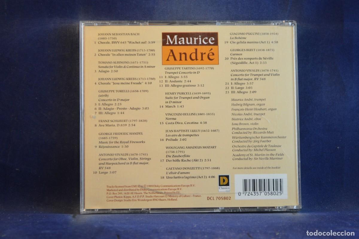 CDs de m&uacute;sica: MAURICE ANDRE - CD - Foto 2